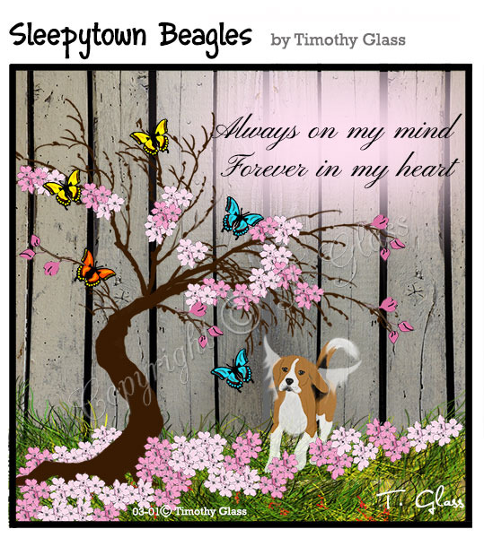 Sleepytown beagles Cartoon