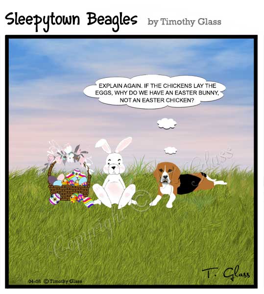 Sleepytown beagles Cartoon