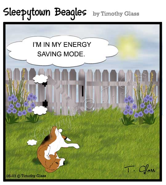 Sleepytown beagles Cartoon