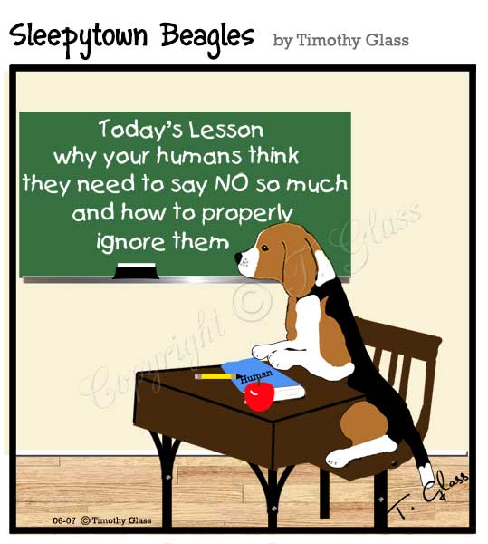 Sleepytown beagles Cartoon