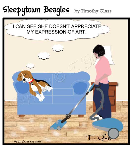 Sleepytown beagles Cartoon