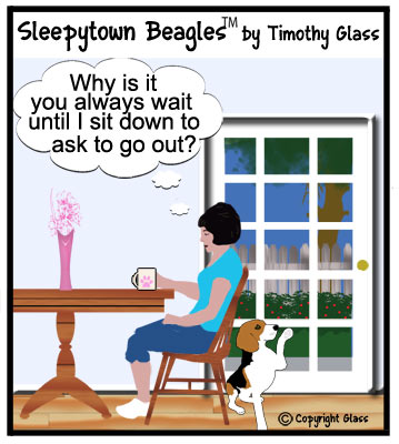 Sleepytown beagles Cartoon