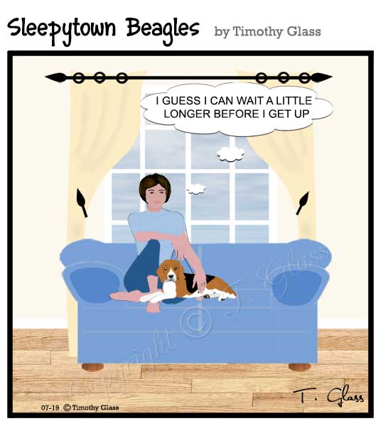 Sleepytown beagles Cartoon