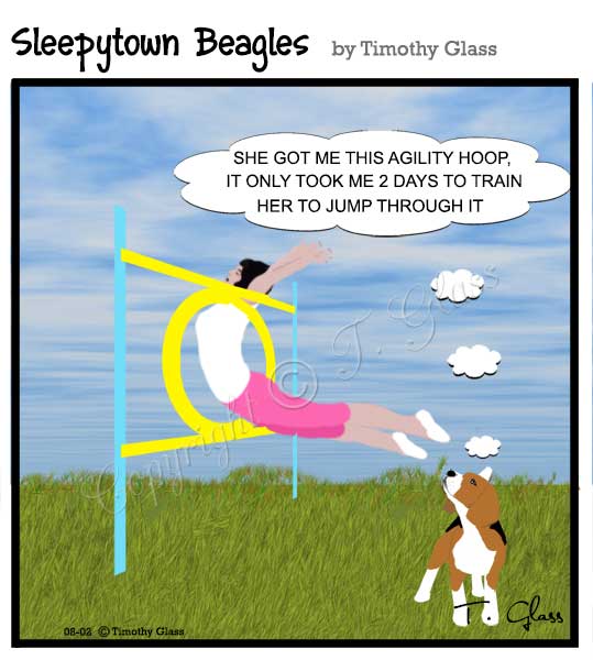 Sleepytown beagles Cartoon