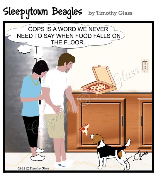 Sleepytown beagles Cartoon