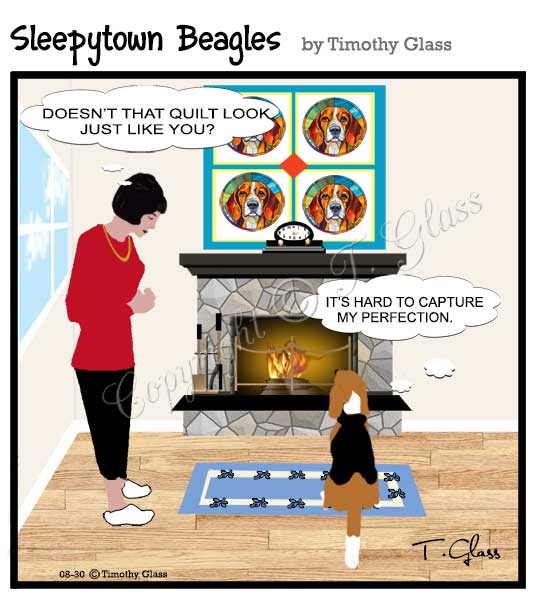Sleepytown beagles Cartoon