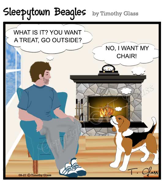 Sleepytown beagles Cartoon