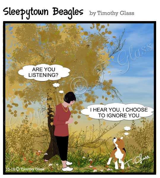Sleepytown beagles Cartoon