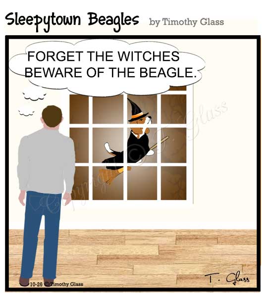 Sleepytown beagles Cartoon