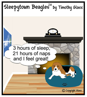 Sleepytown beagles Cartoon