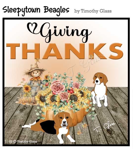 Sleepytown beagles Cartoon