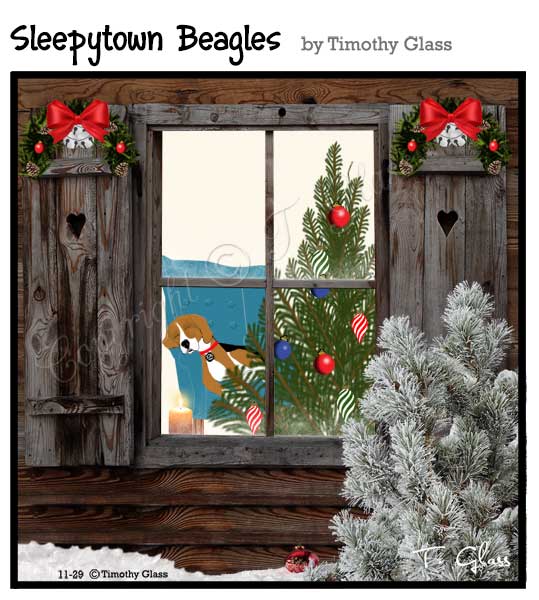 Sleepytown beagles Cartoon