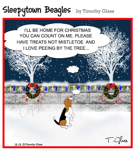 Sleepytown beagles Cartoon