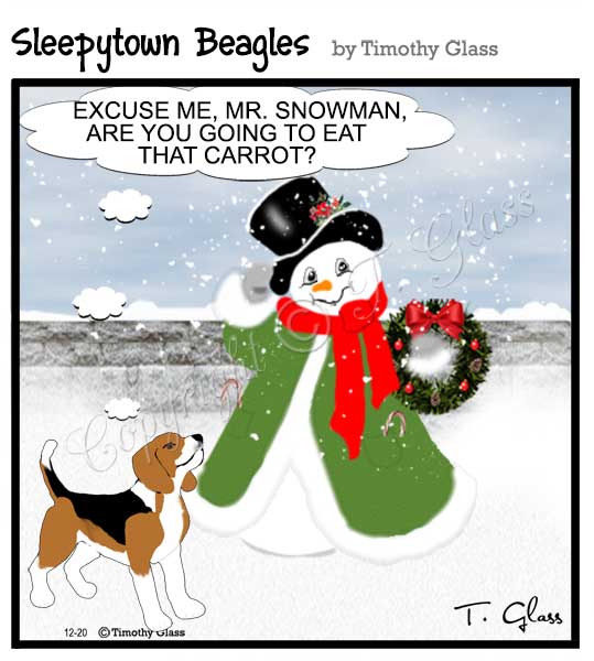 Sleepytown beagles Cartoon