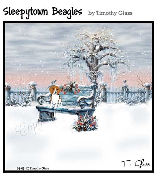 Sleepytown beagles Cartoon