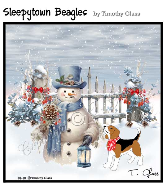 Sleepytown beagles Cartoon