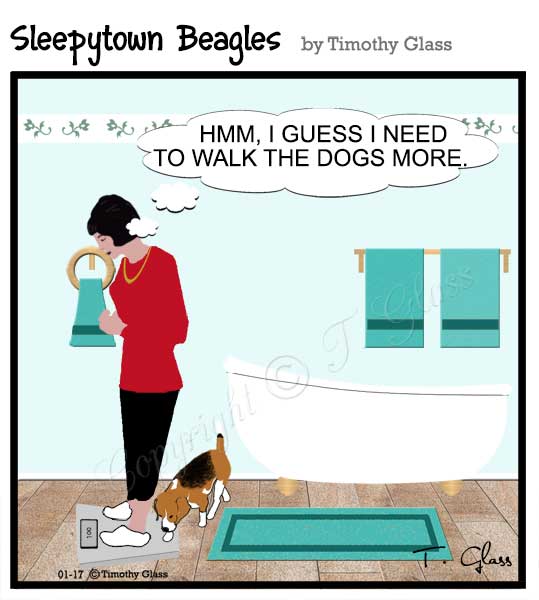 Sleepytown beagles Cartoon