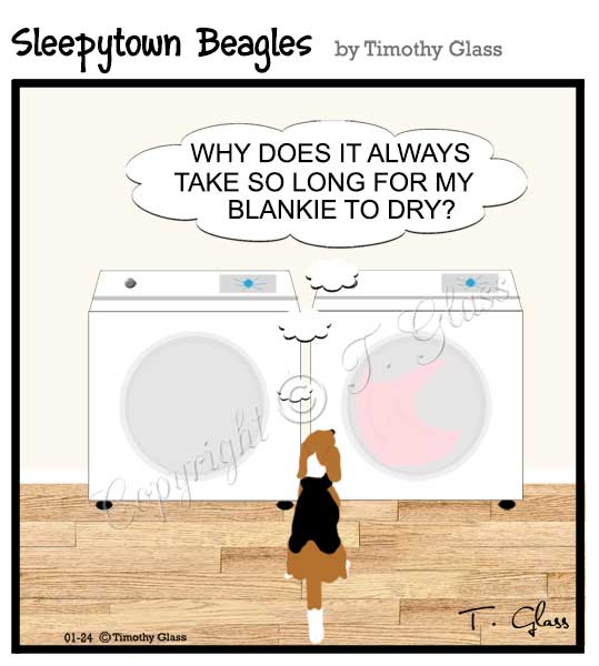 Sleepytown beagles Cartoon