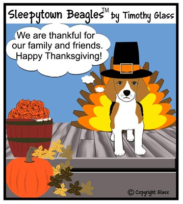 Sleepytown beagles Cartoon