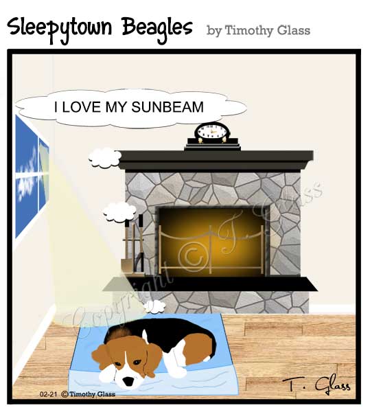 Sleepytown beagles Cartoon