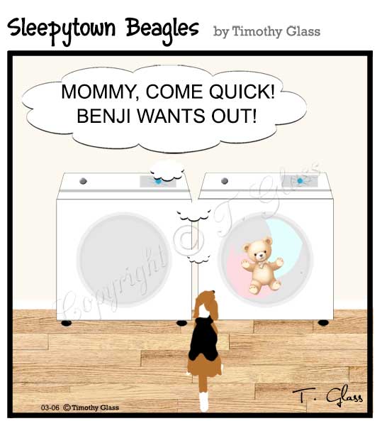 Sleepytown beagles Cartoon