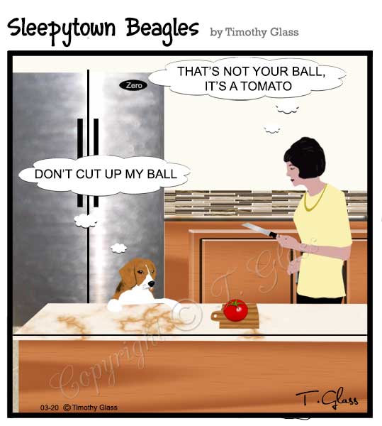 Sleepytown beagles Cartoon
