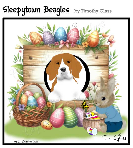 Sleepytown beagles Cartoon