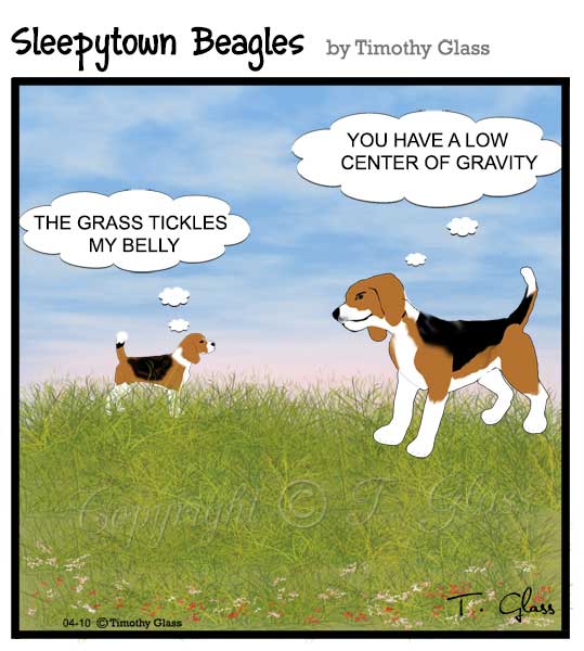 Sleepytown beagles Cartoon