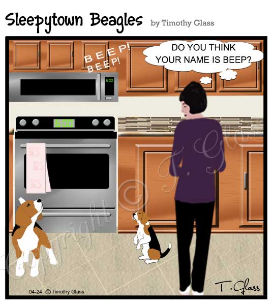 Sleepytown beagles Cartoon