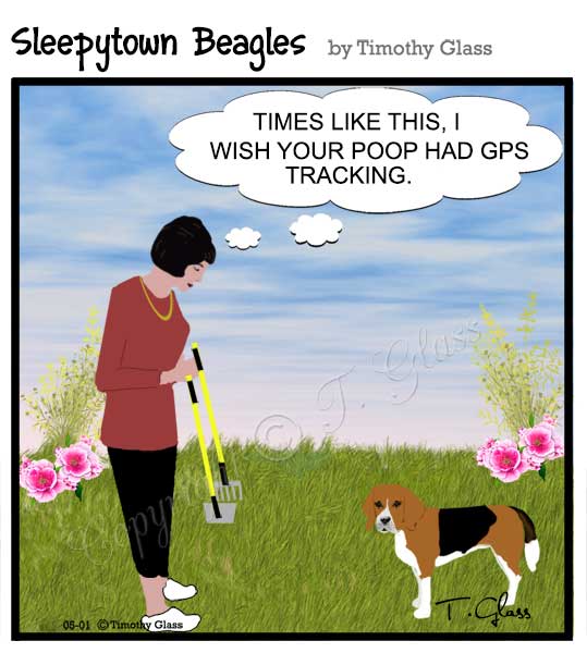 Sleepytown beagles Cartoon