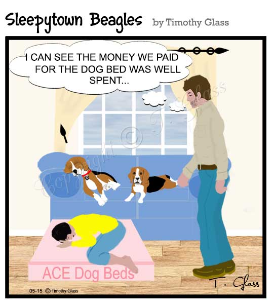 Sleepytown beagles Cartoon