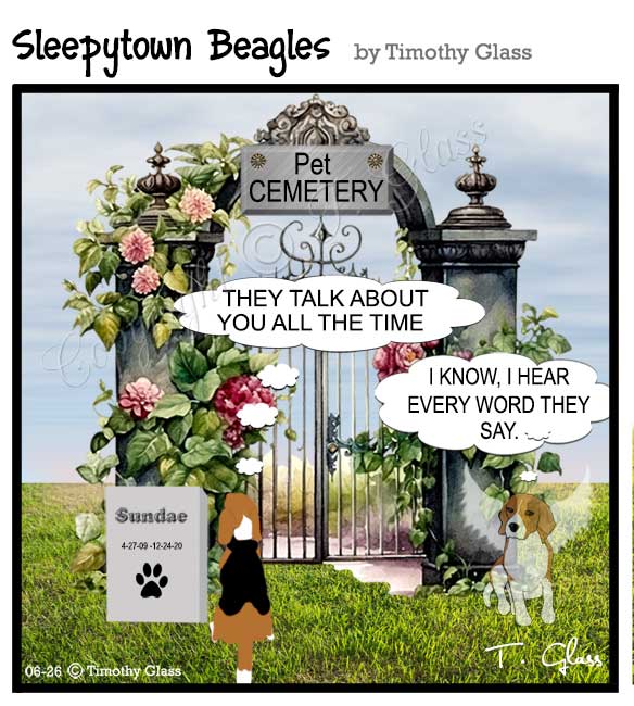 Sleepytown beagles Cartoon