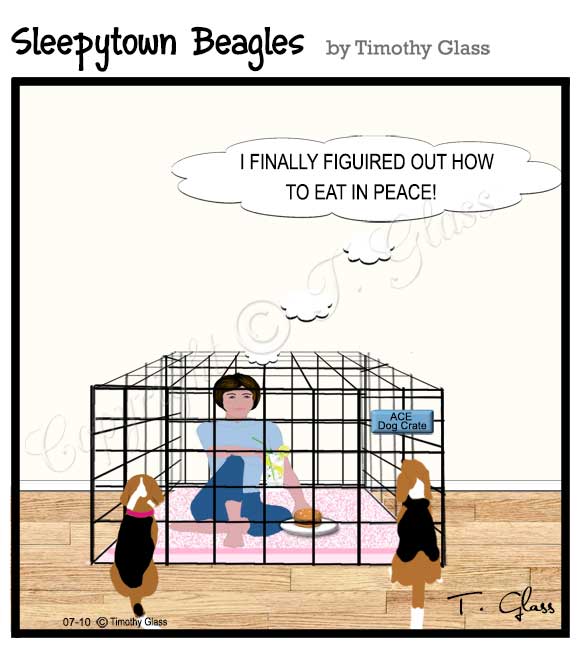 Sleepytown beagles Cartoon