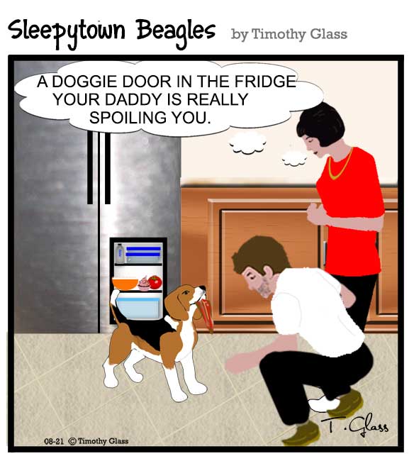 Sleepytown beagles Cartoon