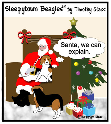 Sleepytown beagles Cartoon