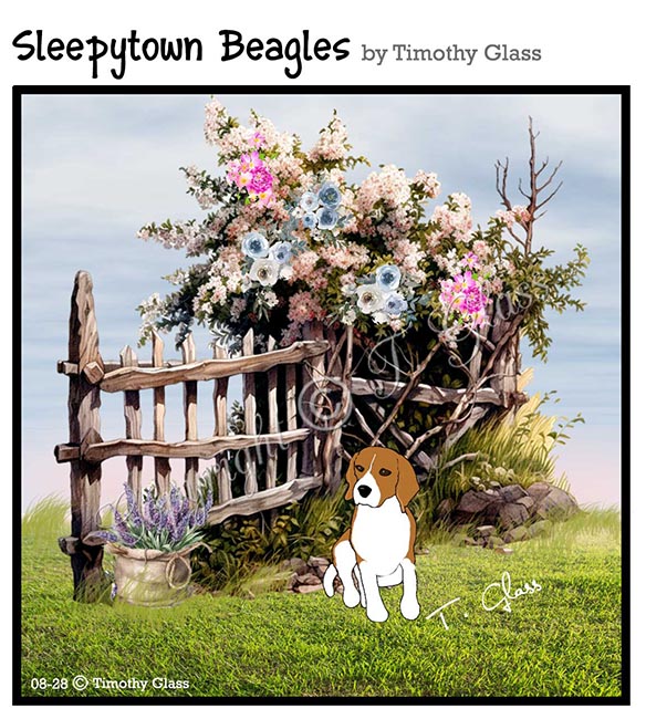 Sleepytown beagles Cartoon