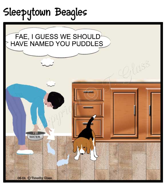 Sleepytown beagles Cartoon