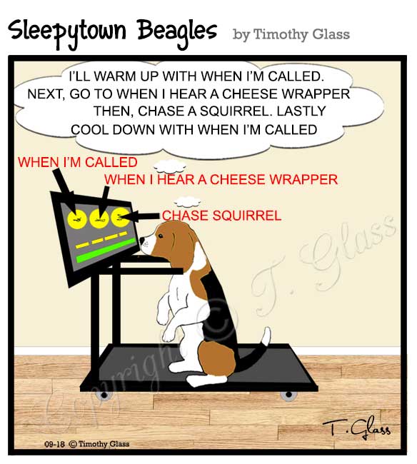 Sleepytown beagles Cartoon