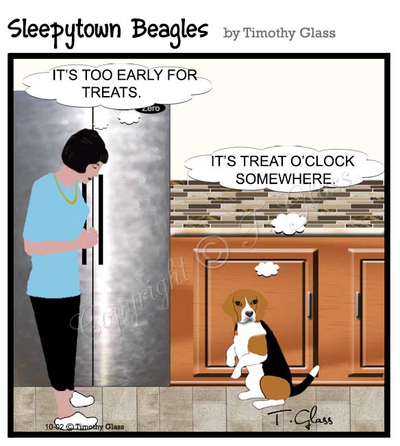 Sleepytown beagles Cartoon