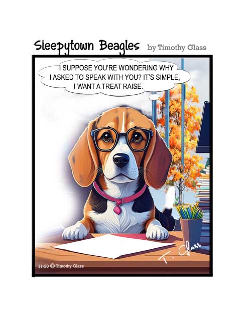 Sleepytown beagles Cartoon