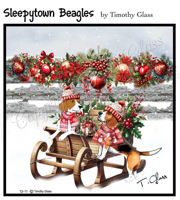 Sleepytown beagles Cartoon