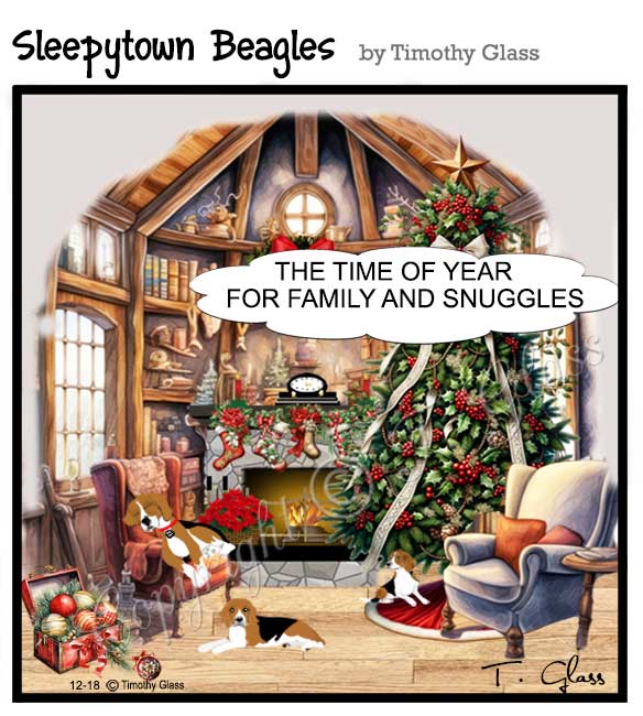 Sleepytown beagles Cartoon