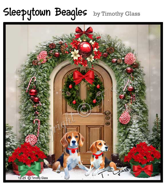 Sleepytown beagles Cartoon