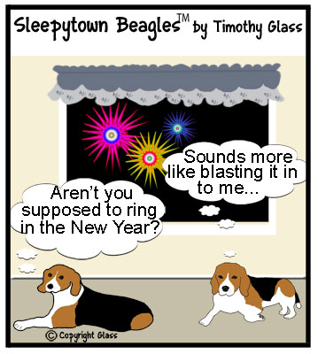 Sleepytown beagles Cartoon
