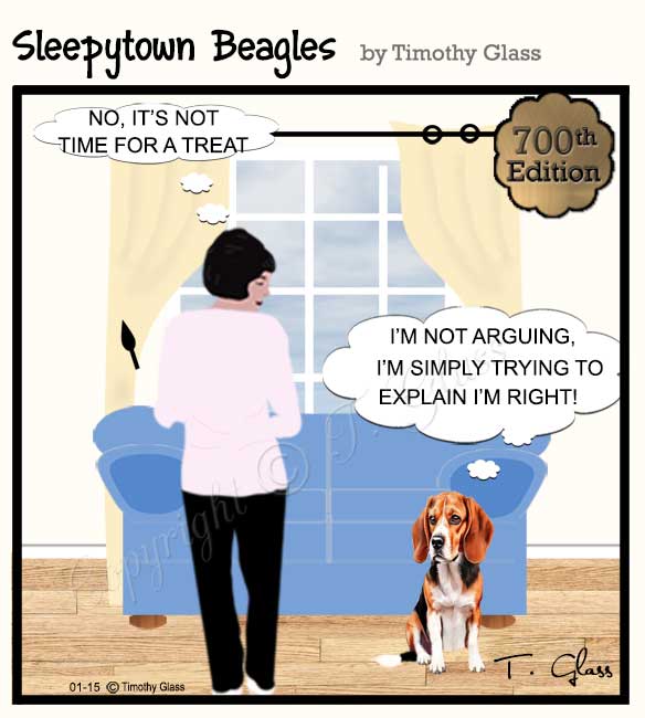 Sleepytown beagles Cartoon