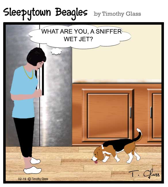 Sleepytown beagles Cartoon