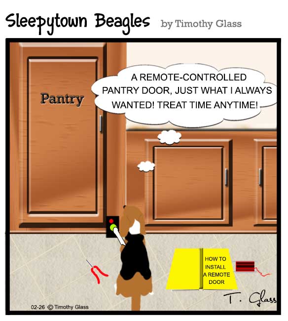 Sleepytown beagles Cartoon