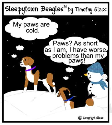 Sleepytown beagles Cartoon