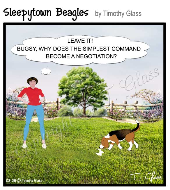 Sleepytown beagles Cartoon