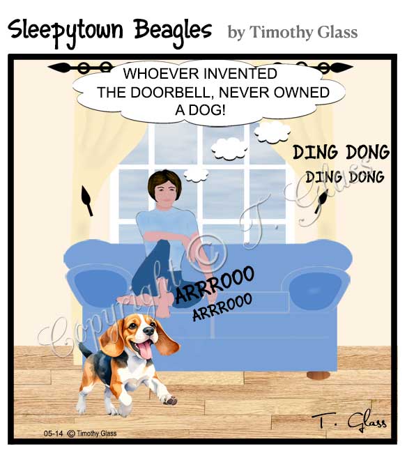 Sleepytown beagles Cartoon